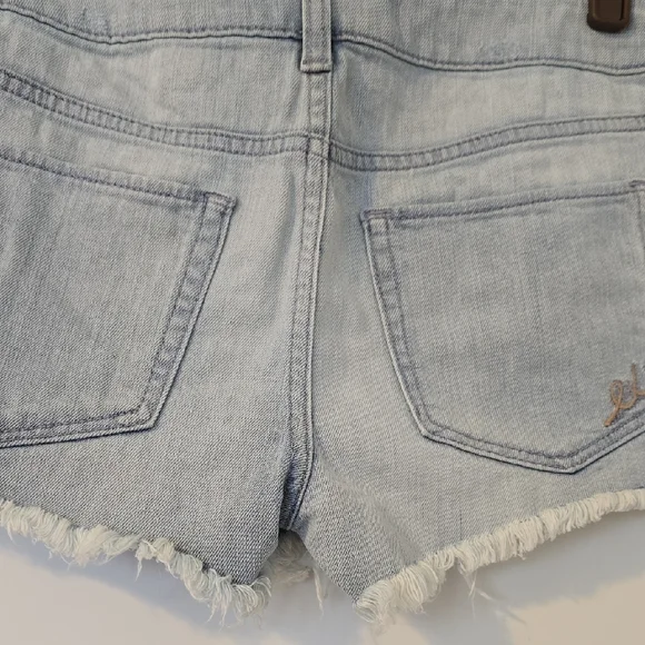 Express Light Blue Jean Shorts. Size 00 - Picture 10 of 13